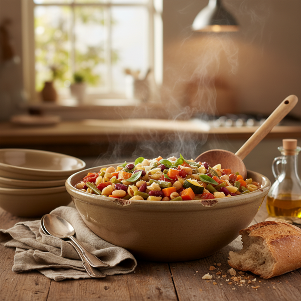 Nutritious Family-Style Minestrone Delight recipe