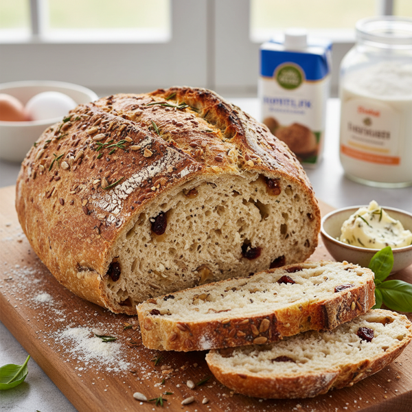 Nutritious Low-Carb Buttermilk Artisan Bread recipe