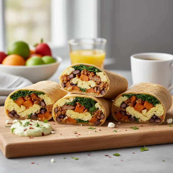Nutritious Morning Energy Burritos recipe