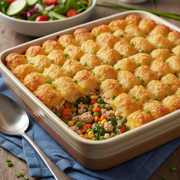 Nutritious Tater Tot Casserole recipe