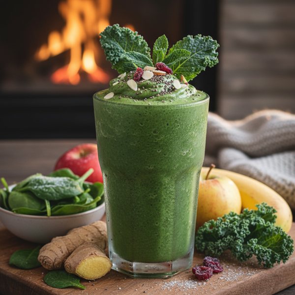 Nutritious Winter Green Smoothie recipe
