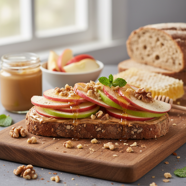 Nutty Apple Delight Sandwich recipe