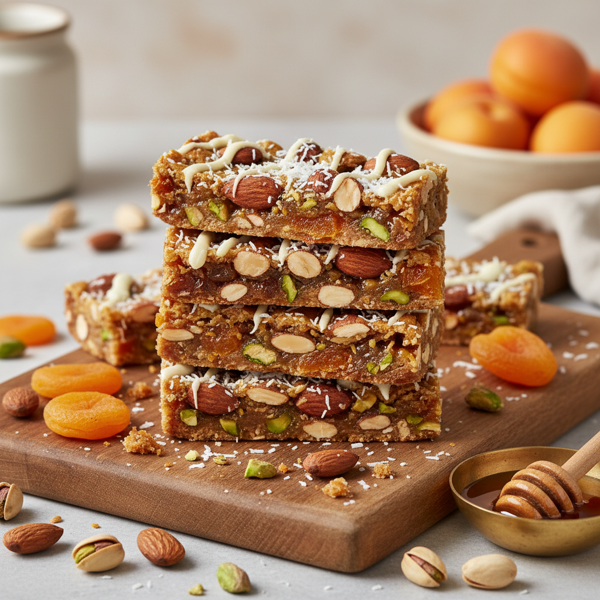 Nutty Apricot Energy Bars recipe