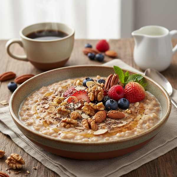 Nutty Brown Rice Breakfast Delight recipe