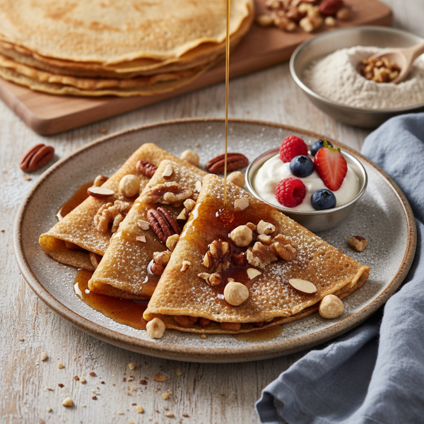 Nutty Buckwheat Delight Crepes recipe