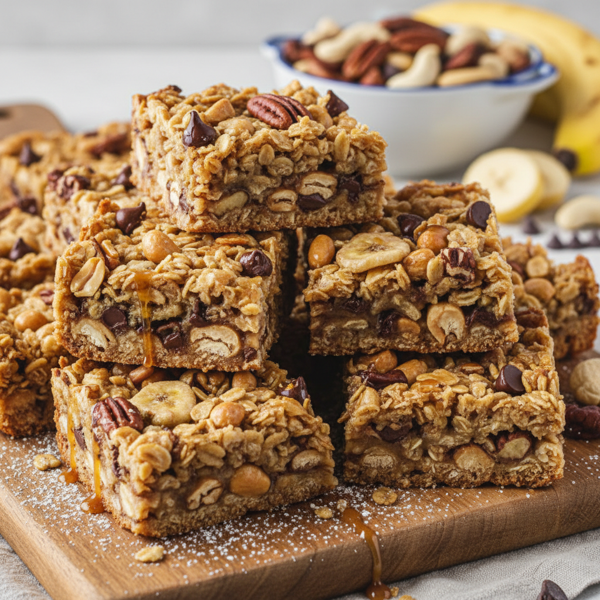Nutty Chewy Monkey Bars recipe