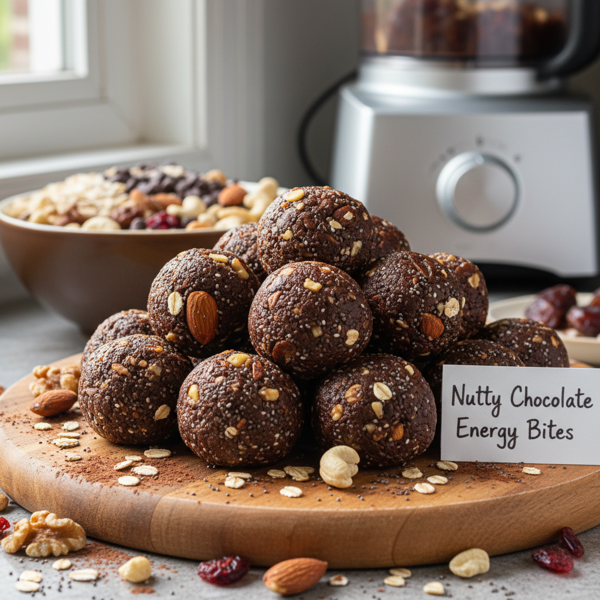 Nutty Chocolate Energy Bites recipe