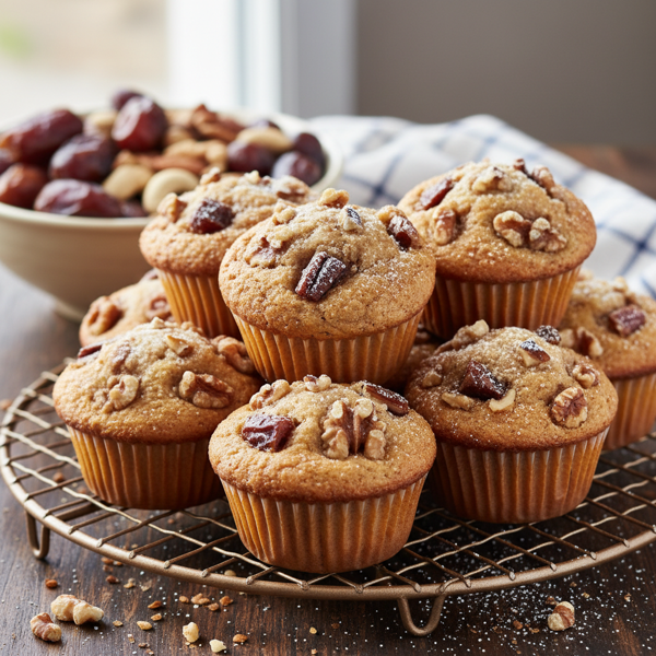 Nutty Date Delight Muffins recipe