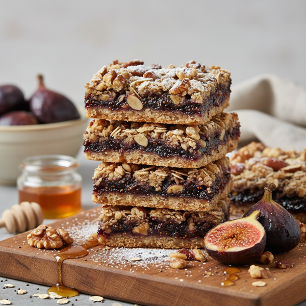 Nutty Fig Oat Bars recipe