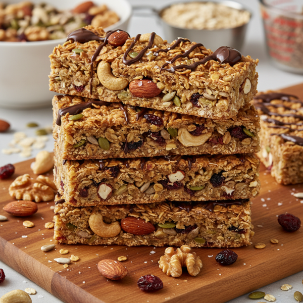 Nutty Granola Power Bars recipe