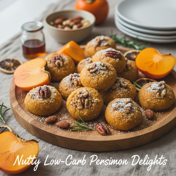 Nutty Low-Carb Persimmon Delights recipe