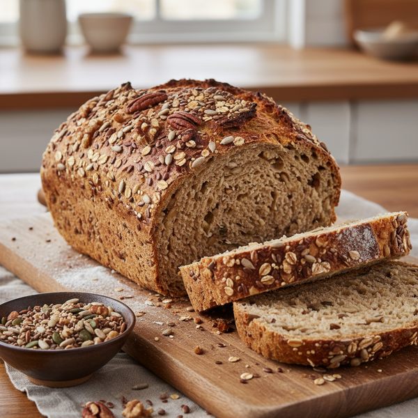 Nutty Multi-Grain Bread (Gluten, Dairy, and Egg-Free) recipe