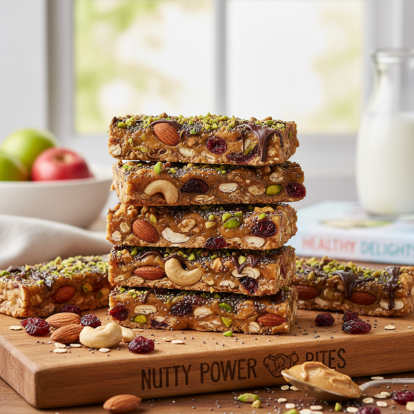 Nutty No-Bake Energy Bars recipe