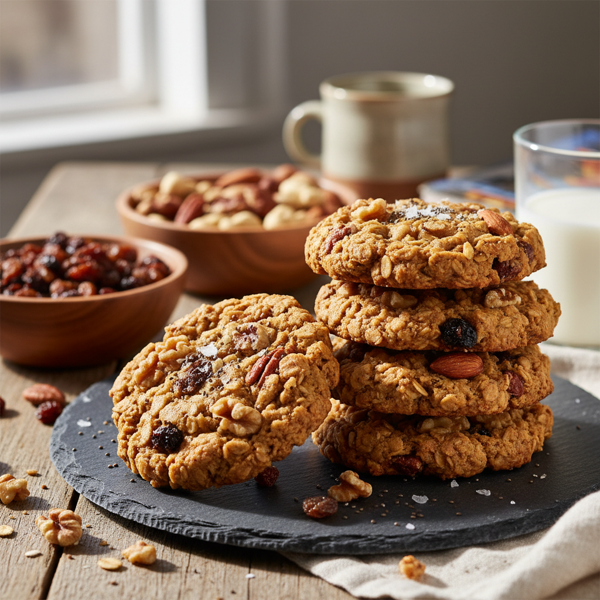 Nutty Oat & Sultana Energy Cookies recipe