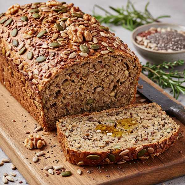 Nutty Omega-3 Seed Loaf recipe