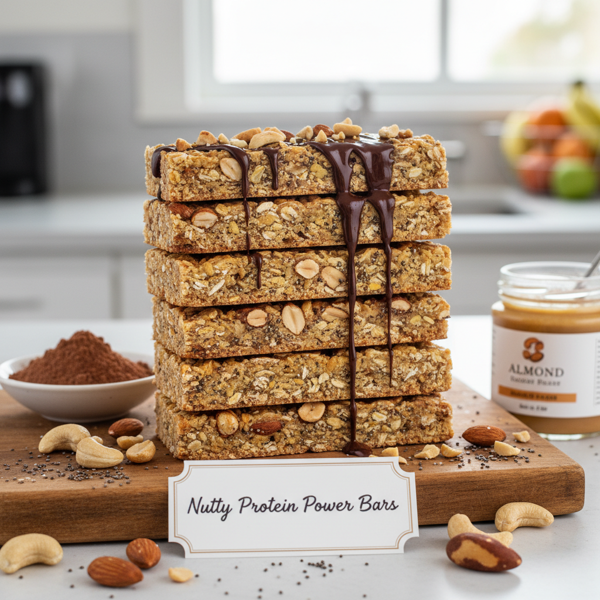Nutty Protein Power Bars recipe