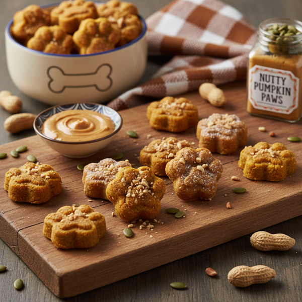 Nutty Pumpkin Paws Dog Treats recipe