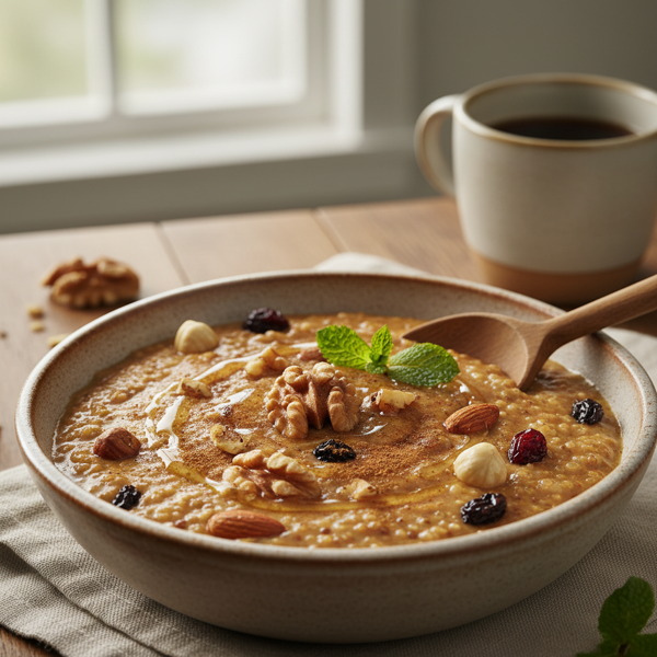 Nutty Quinoa Breakfast Pudding recipe