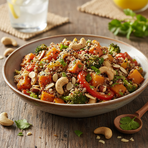Nutty Quinoa and Vegetable Pilaf recipe