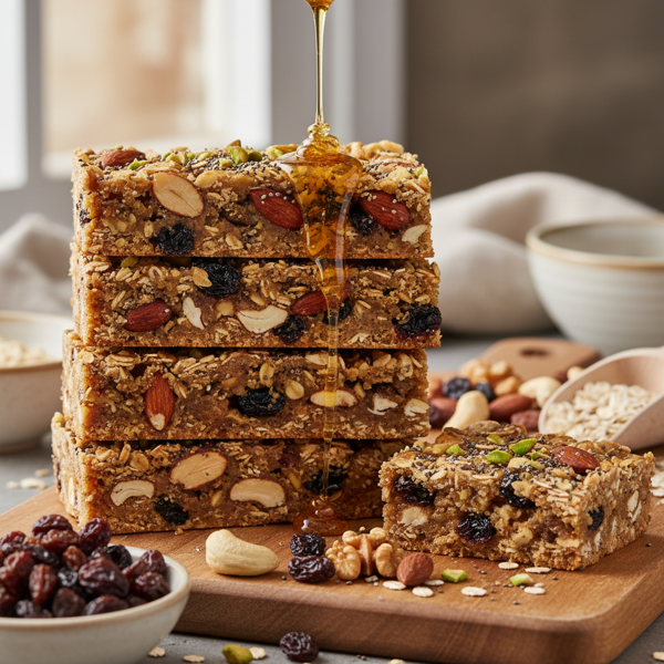 Nutty Raisin Energy Bars recipe