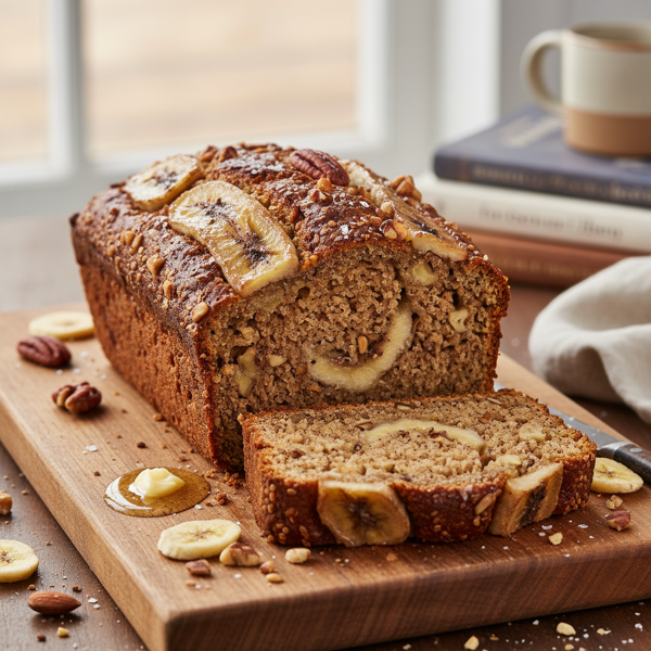 Nutty Teff & Banana Delight Bread recipe