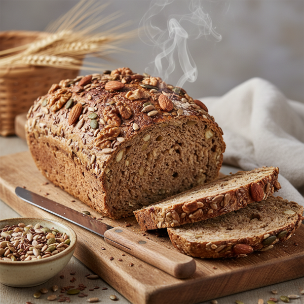 Nutty Whole Grain Bread recipe