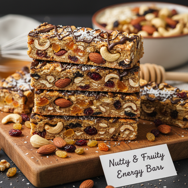 Nutty & Fruity Energy Bars recipe