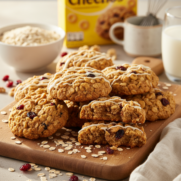 Oatmeal Cheerios Power Cookies recipe