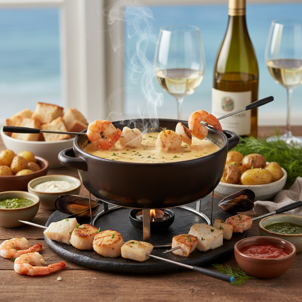 Ocean Delights Seafood Fondue recipe