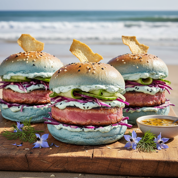 Oceanic Tuna Delight Burgers recipe