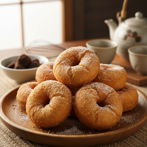 Okinawan Sata Andagi - Crispy Sweet Doughnuts recipe