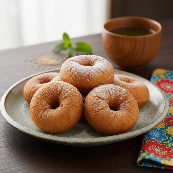 Okinawan Sata Andagi (Sweet Fried Doughnuts) recipe