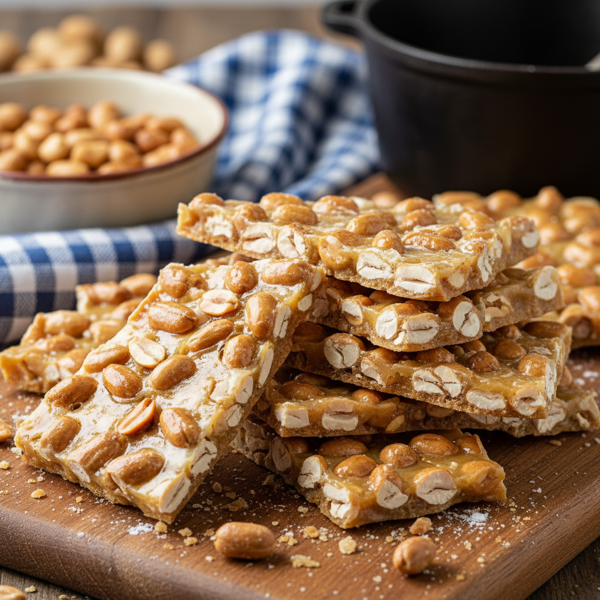 Old-Fashioned Amish Peanut Brittle Delight recipe