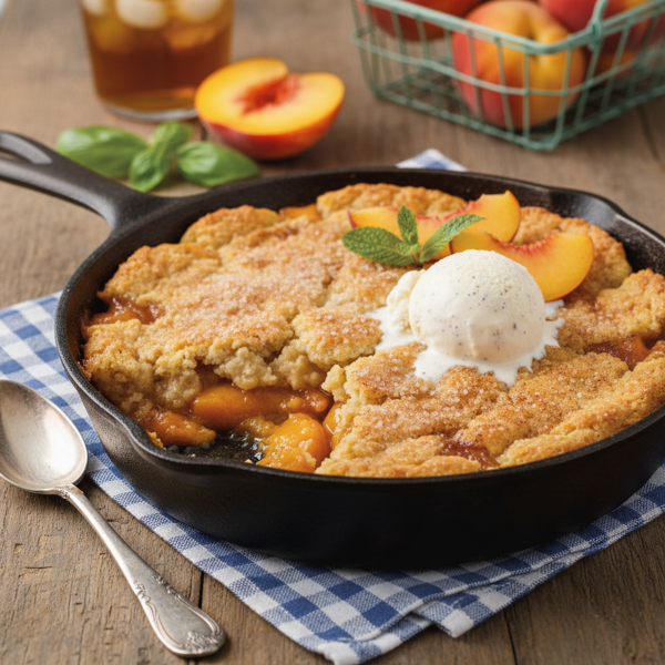 Old-Fashioned Peach Cobbler Delight recipe