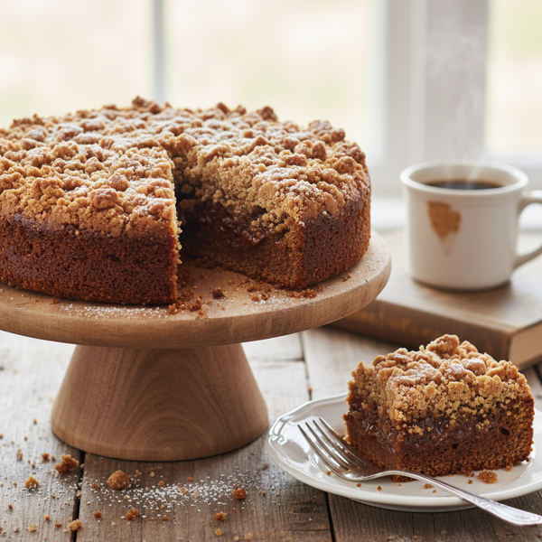 Old-Fashioned Shoofly Coffee Cake recipe