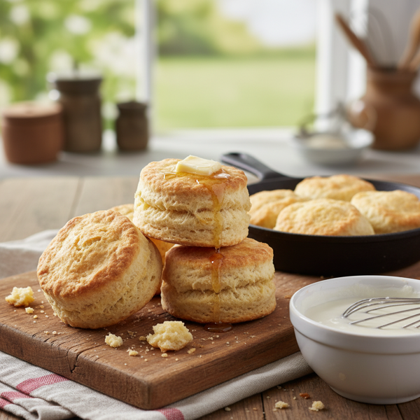 Old-Fashioned Southern Buttermilk Biscuits recipe