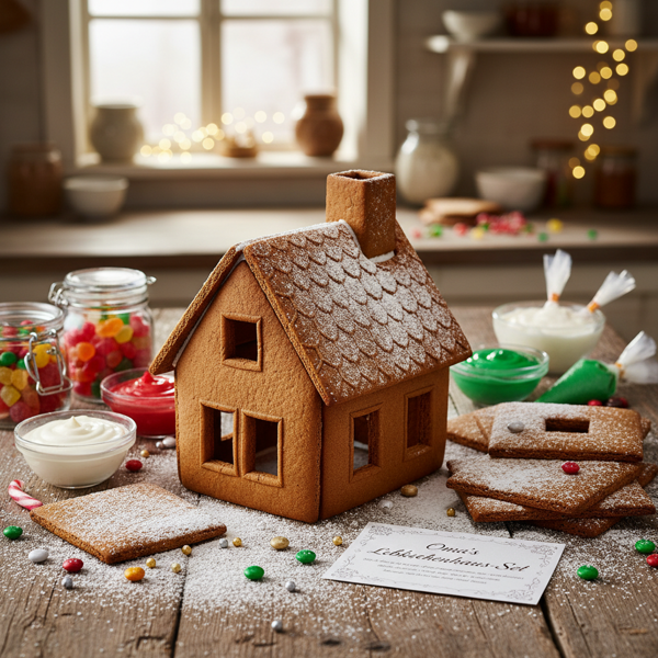 Oma's Traditional Gingerbread House Kit recipe