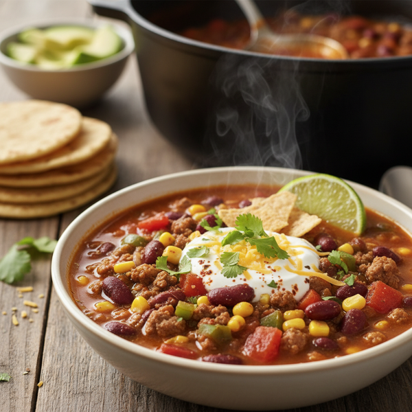 One-Pot Easy Taco Soup recipe