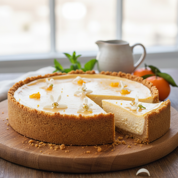 Orange Blossom Cheesecake Pie recipe