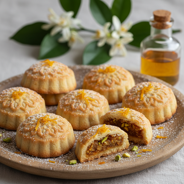 Orange Blossom Maamoul Delights recipe