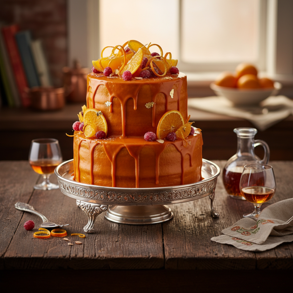 Orange Grand Marnier Delight Cake recipe