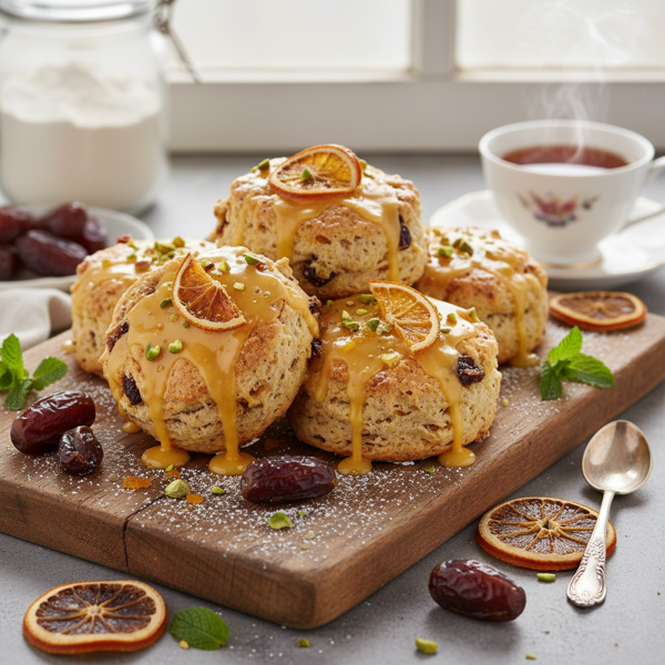 Orange & Date Delight Scones recipe