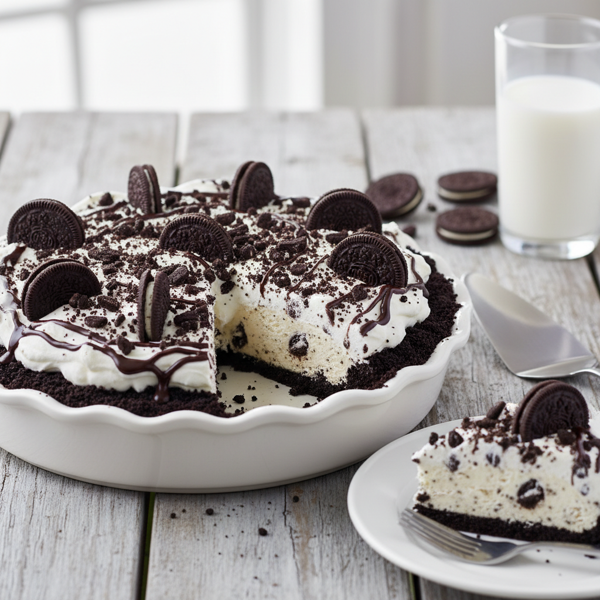 Oreo Cookie Delight Ice Cream Pie recipe