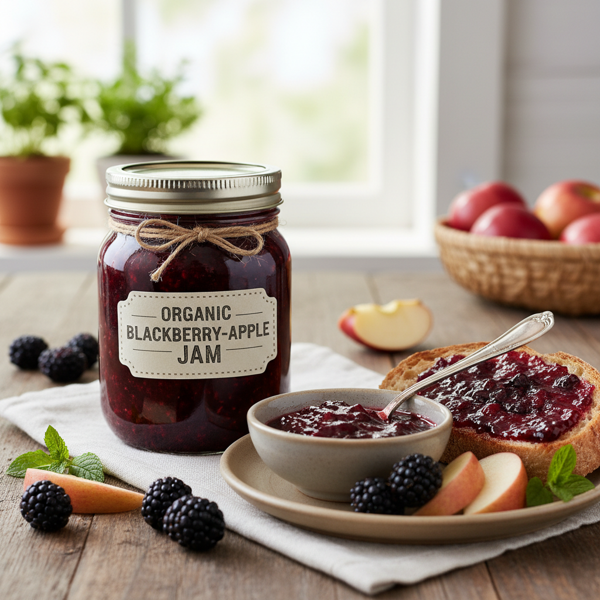 Organic Blackberry-Apple Jam Bliss recipe