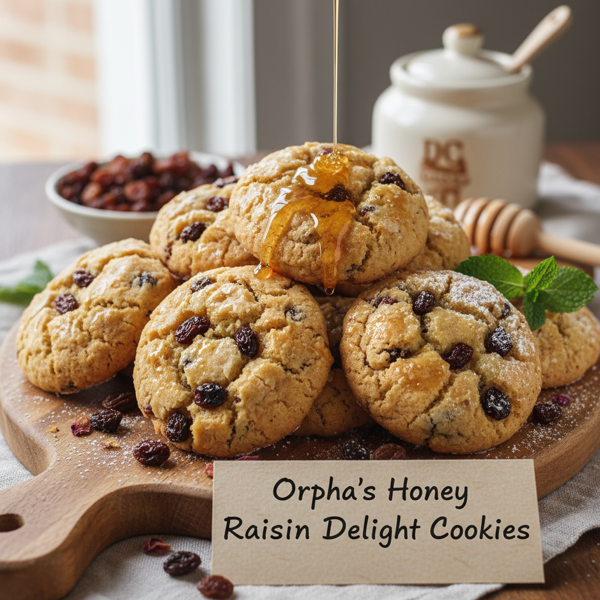 Orpha's Honey Raisin Delight Cookies recipe