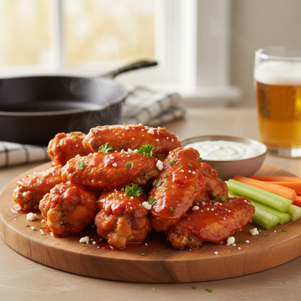 Oven-Baked Buffalo Chicken Wings Delight recipe