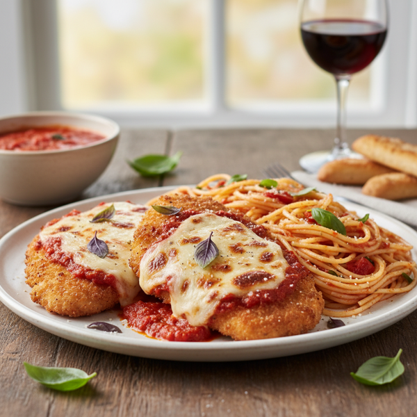 Oven-Baked Chicken Parmesan Delight recipe