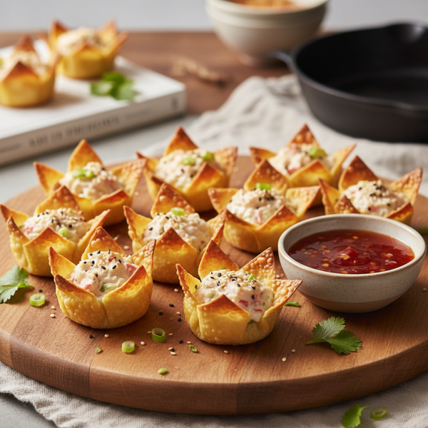 Oven-Baked Crab Rangoon Bites recipe