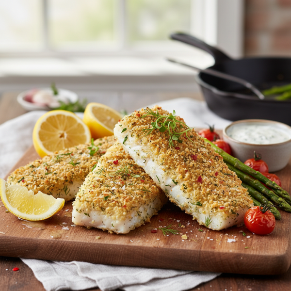 Oven-Baked Crisp Fish Delight recipe