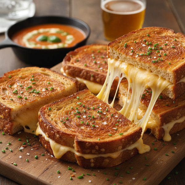 Oven-Baked Gourmet Grilled Cheese Sandwiches recipe